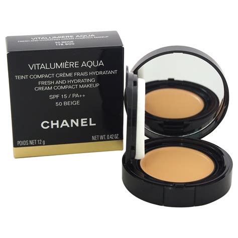 chanel vitalumiere aqua cream compact 32|Chanel vitalumiere aqua beige rose.